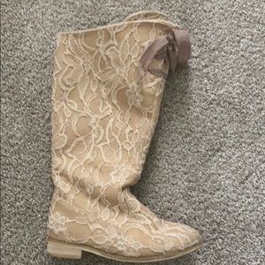 Kids joyfolie lace boot